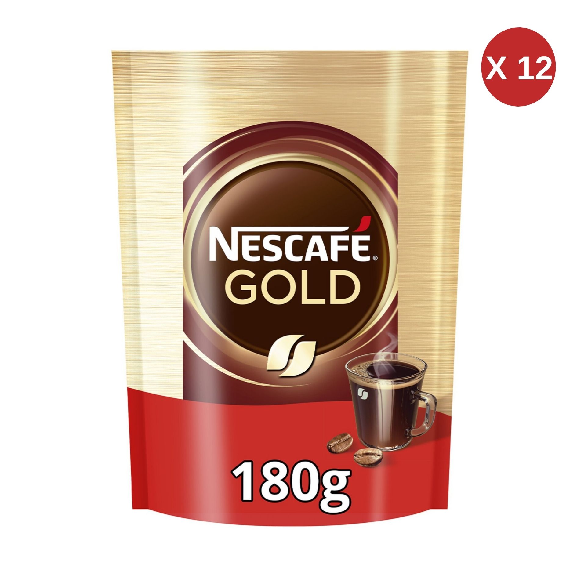 NESCAFE GOLD 180 GR 12 ADET