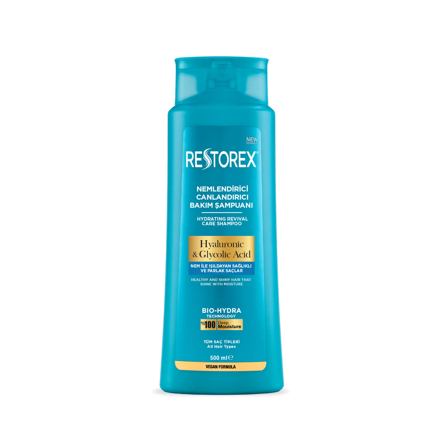  RESTOREX ŞAMPUAN HYALURONİC & GLYCOLIC 500 ML