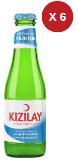 KIZILAY SADE SODA 200 ML 6 ADET
