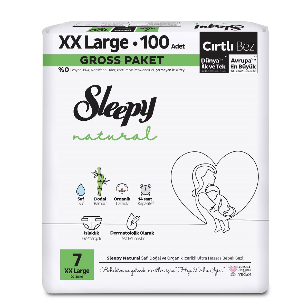 SLEEPY NATURAL GROSS XXL 7 NO