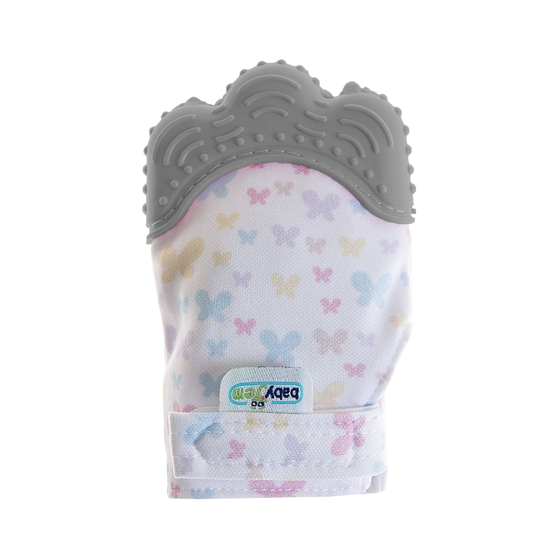  BABYJEM 526 DİŞ KAŞIYICI ELDİVEN GRİ KELEBEK-5260