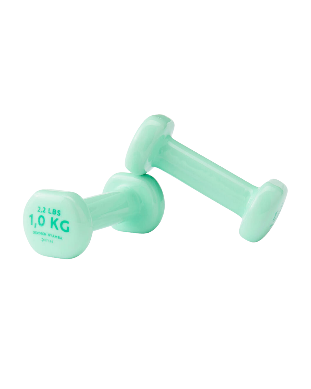 Yeşil 1 Kg Dambıl - 2 Adet Fitness