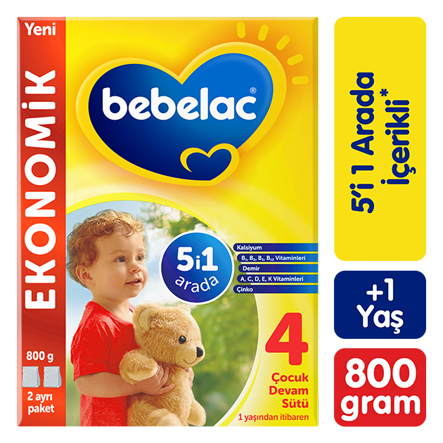  BEBELAC 4 NO 800 GR 