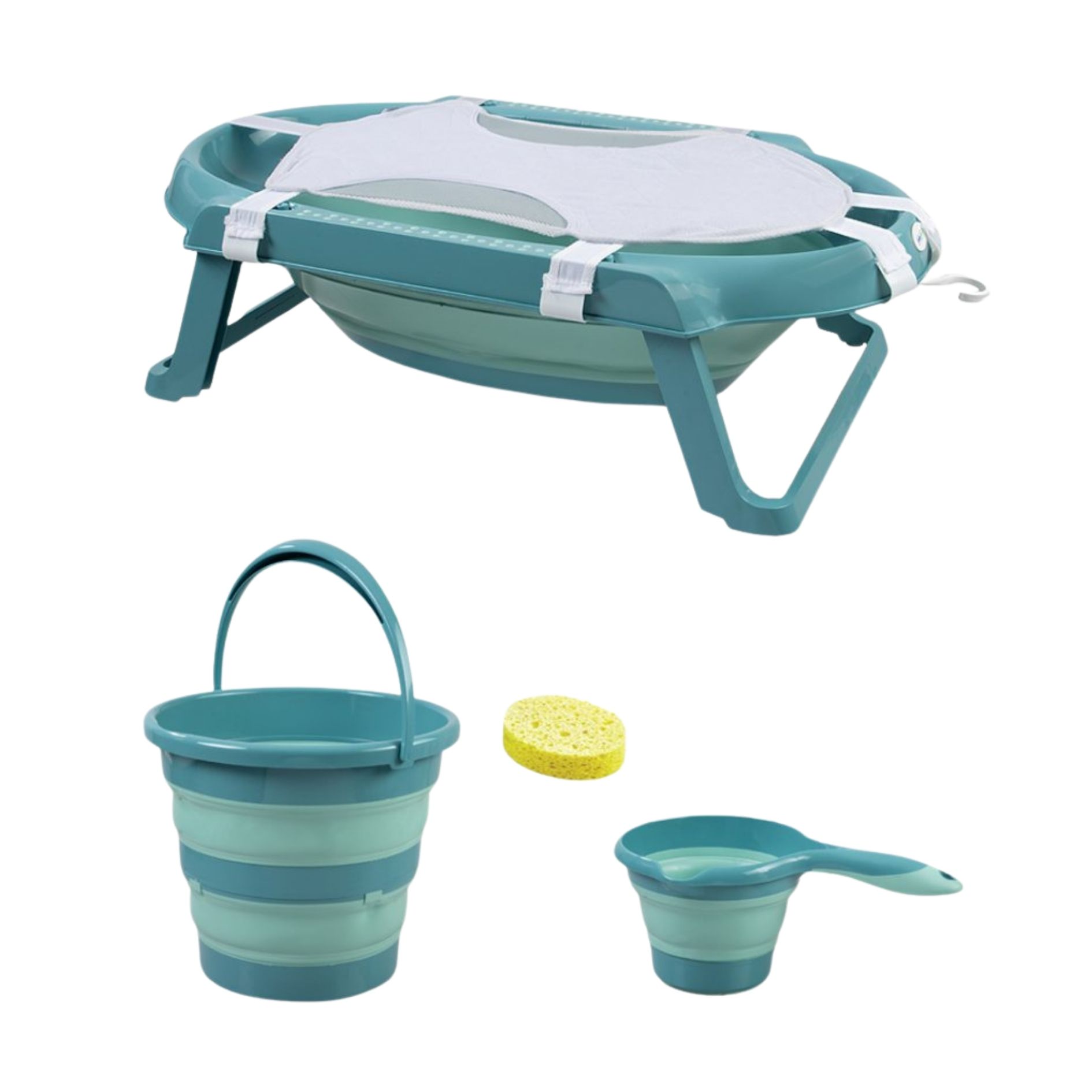  BABYJEM 596 KATLANIR BANYO SETİ TURKUAZ YENİ-5960