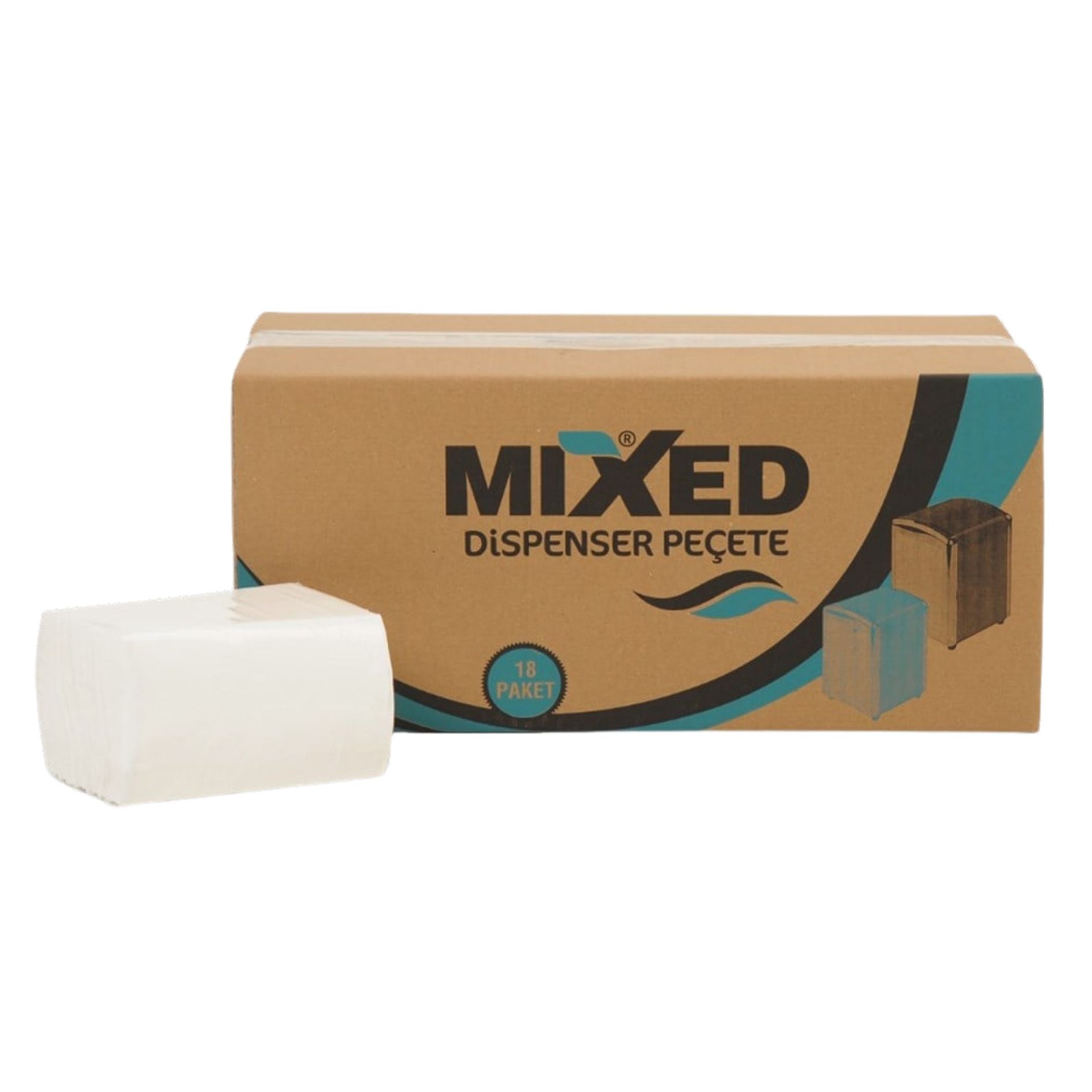 Mixed Dispenser Peçete 18'Lİ