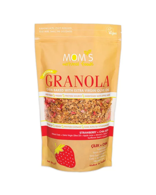MOMS GRANOLA ÇİLEK CHIA 360 G
