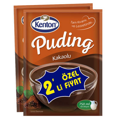 KENTON PUDİNG KAKAOLU 147 GR 2 Lİ ÖZEL FİYAT