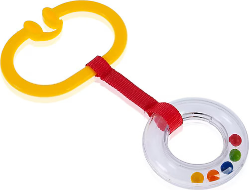  BABYJEM 876 ÇINGIRAKLI PUSET HALKASI KIRMIZI OVAL