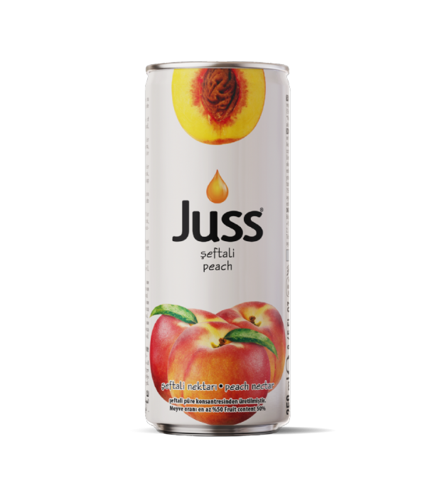 JUSS NEKTAR ŞEFTALİ TENEKE 250 ML