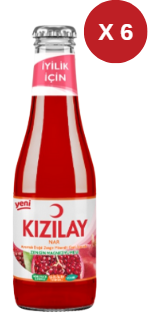 KIZILAY MEYVELİ NAR 6 ADET