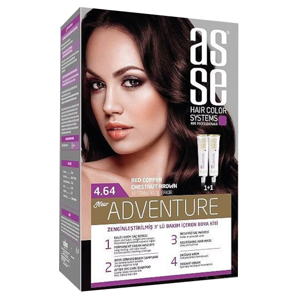 ASSE 4.64 SAÇ BOYA SETİ KIZIL BAKIR 