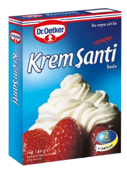 DR OETKER KREM ŞANTİ 144 GR.SADE