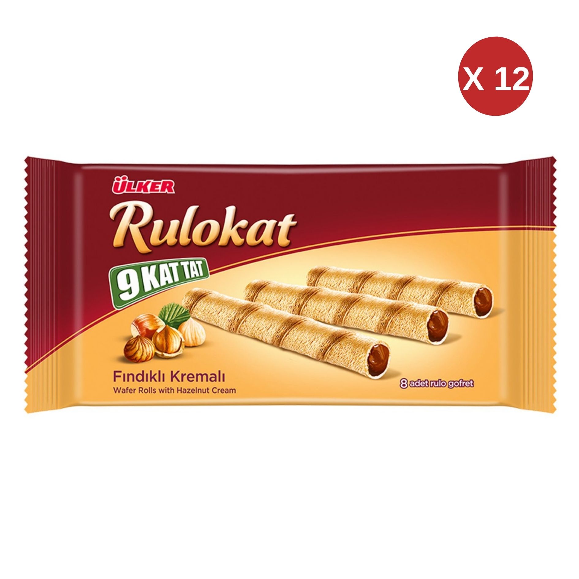 ÜLKER RULOKAT FIND.KRE.RULO GOF.42 GR (12 ADET)