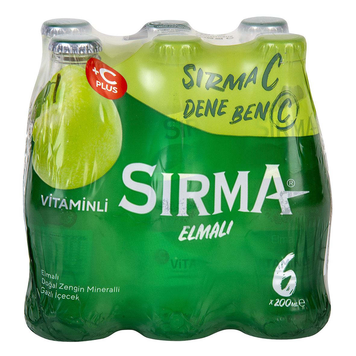 BURSA SIRMA 0.20 LT  ELMA+C  6 ADET