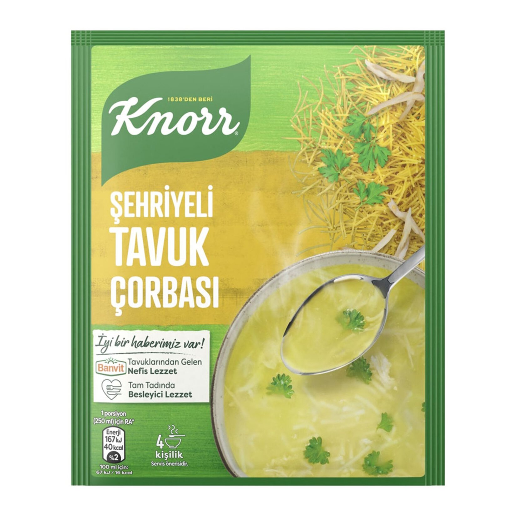 KNOR ÇORBA ŞEHRİYELİ TAVUK 51 GR