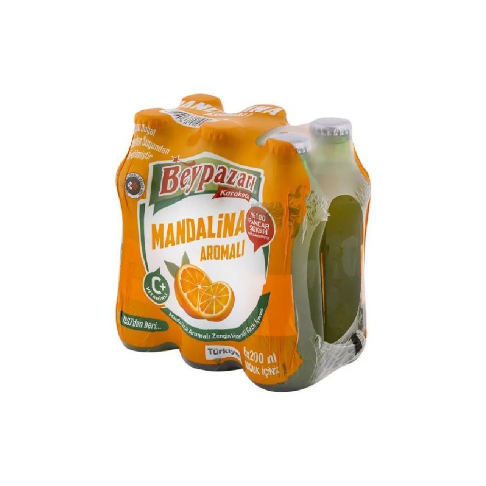 BEYPAZARI M.SUYU EXTRA C+ MANDALİNA 200 ML 6 ADET