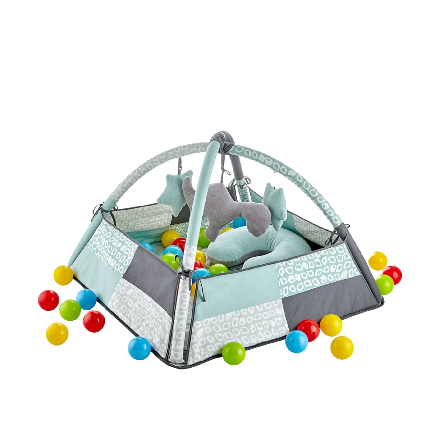  BABYJEM 690 OYUNCAKLI TOPLU OYUN HALISI YEŞİL-690