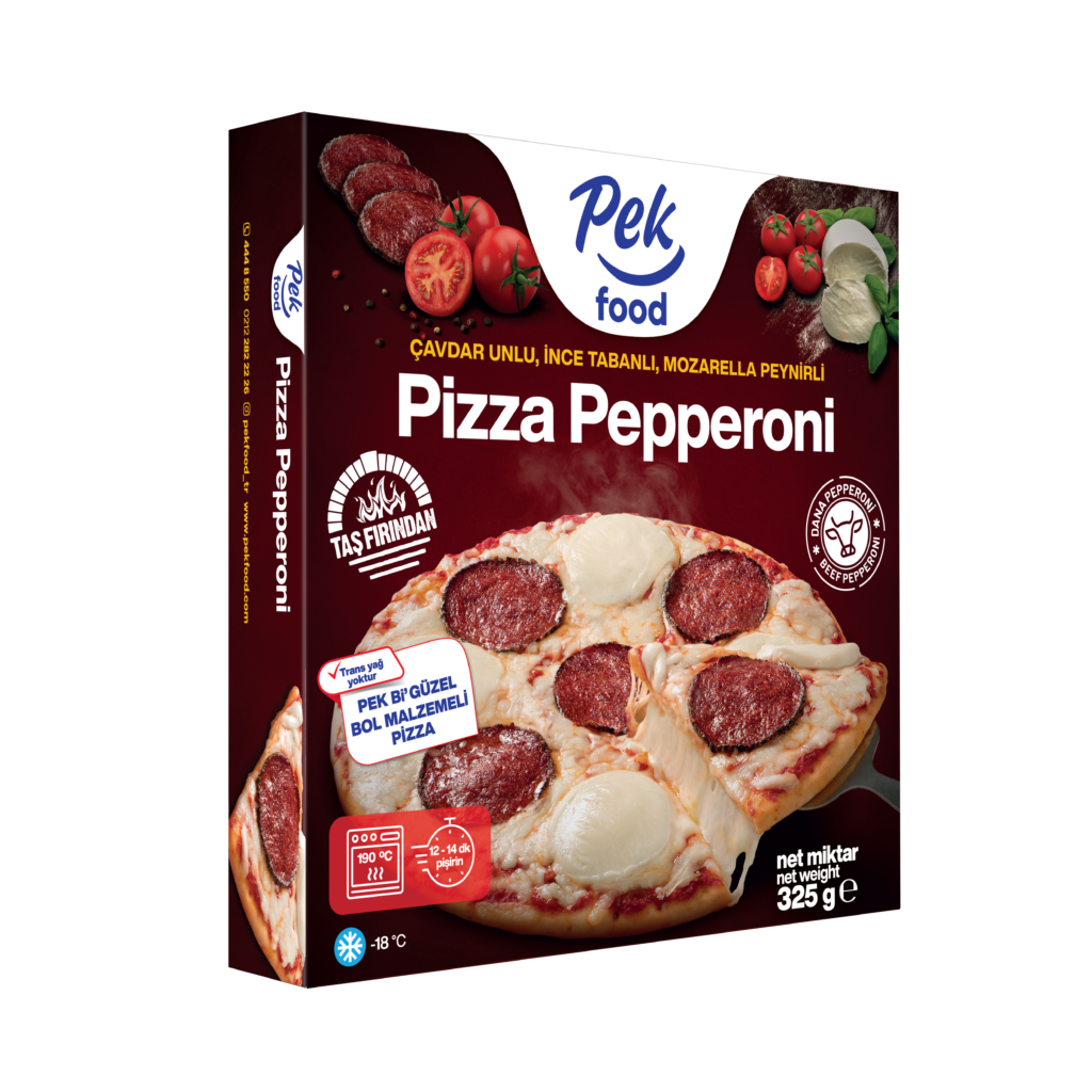 PEK FOOD ARTİZAN PİZZA PEPPERONİ 510 GR 