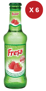 FREŞA ÇİLEK AROMALI MADEN SUYU 200 ML (6 ADET)