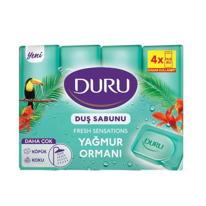 DURU DUŞ SABUNU 4*150 GR.YAĞMUR 