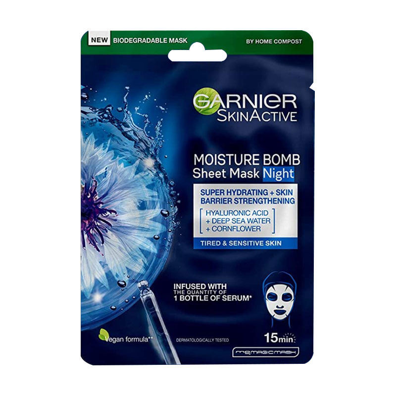 GARNIER 890 NEM BOMBASI KAĞIT YÜZ MASKESİ