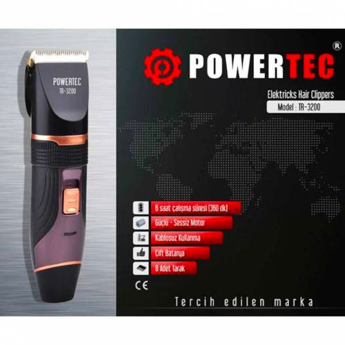  POWERTEC TR 3200 SAÇ KESİM