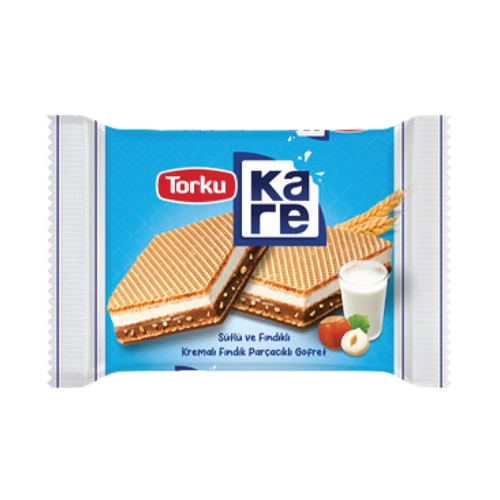 TORKU KARE FINDIK KREMALI GOFRET 30G