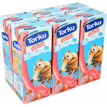 TORKU 180 ML MP ÇİLEKLİ  SÜT 6 ADET