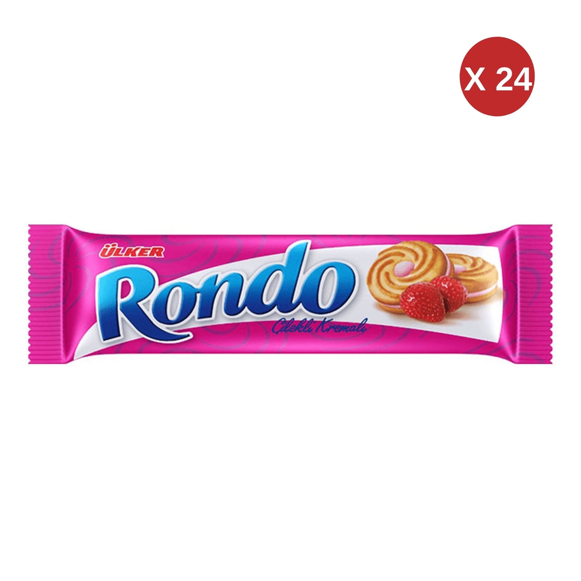 ÜLKER RONDO ÇİLEK KRE 76 GR (24 ADET)