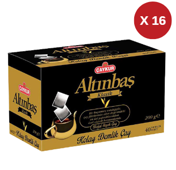 ÇAYKUR ALTINBAŞ 40'LI DEMLİK (16 ADET)