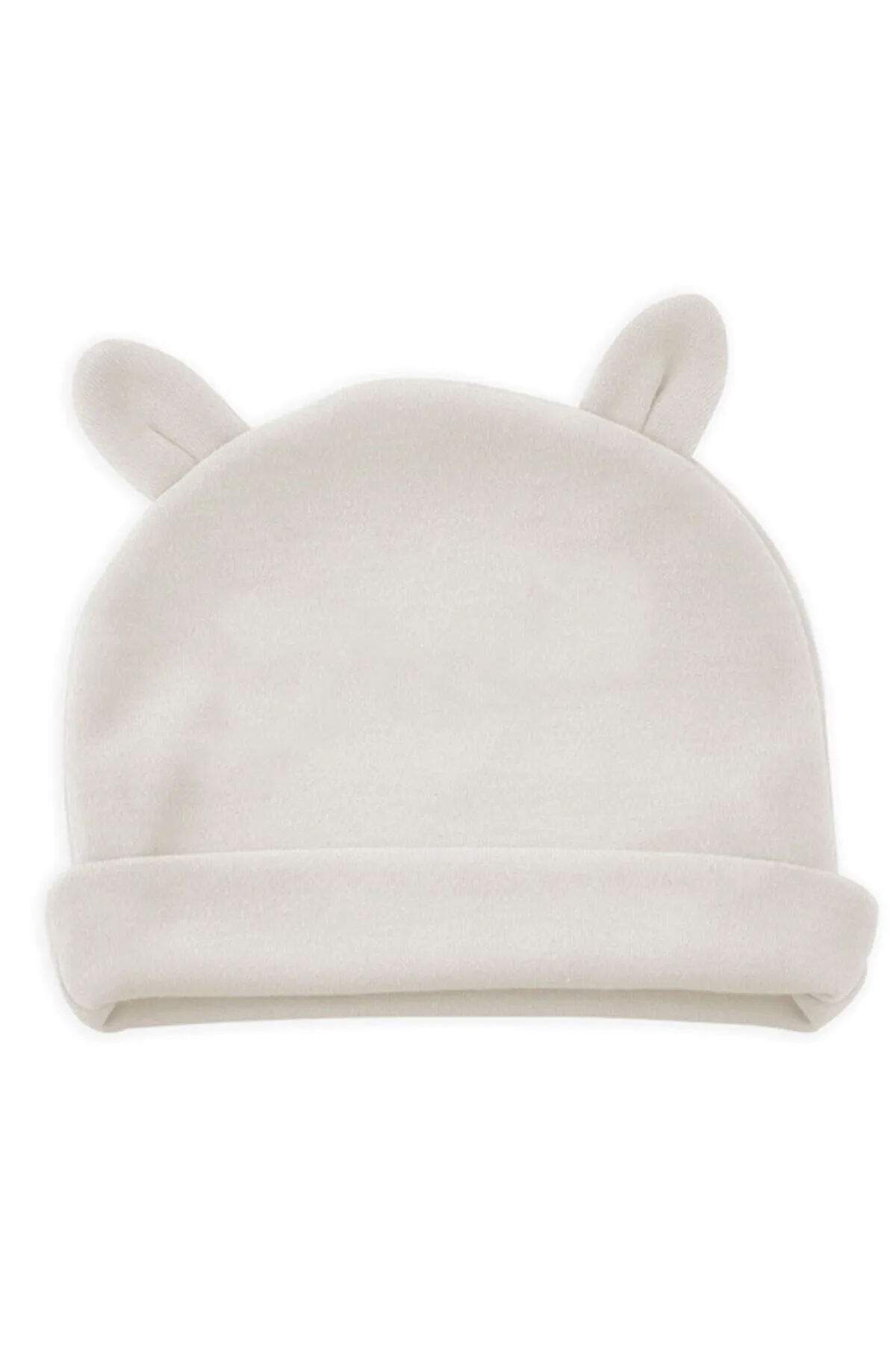  BABYJEM 397 YENİDOĞAN BEBE ŞAPKA BEYAZ