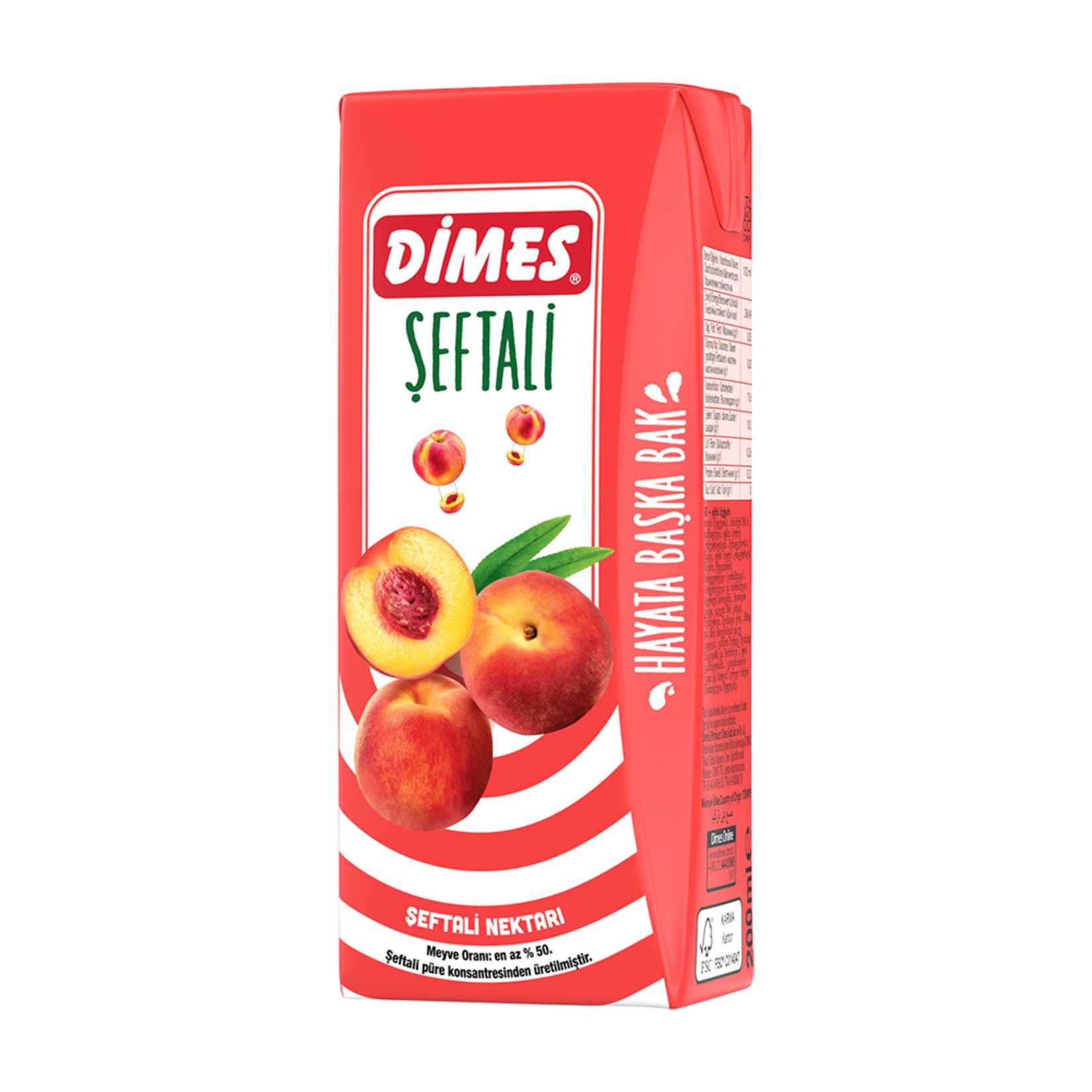 DİMES ŞEFTALİ NEKTARI  200 ML