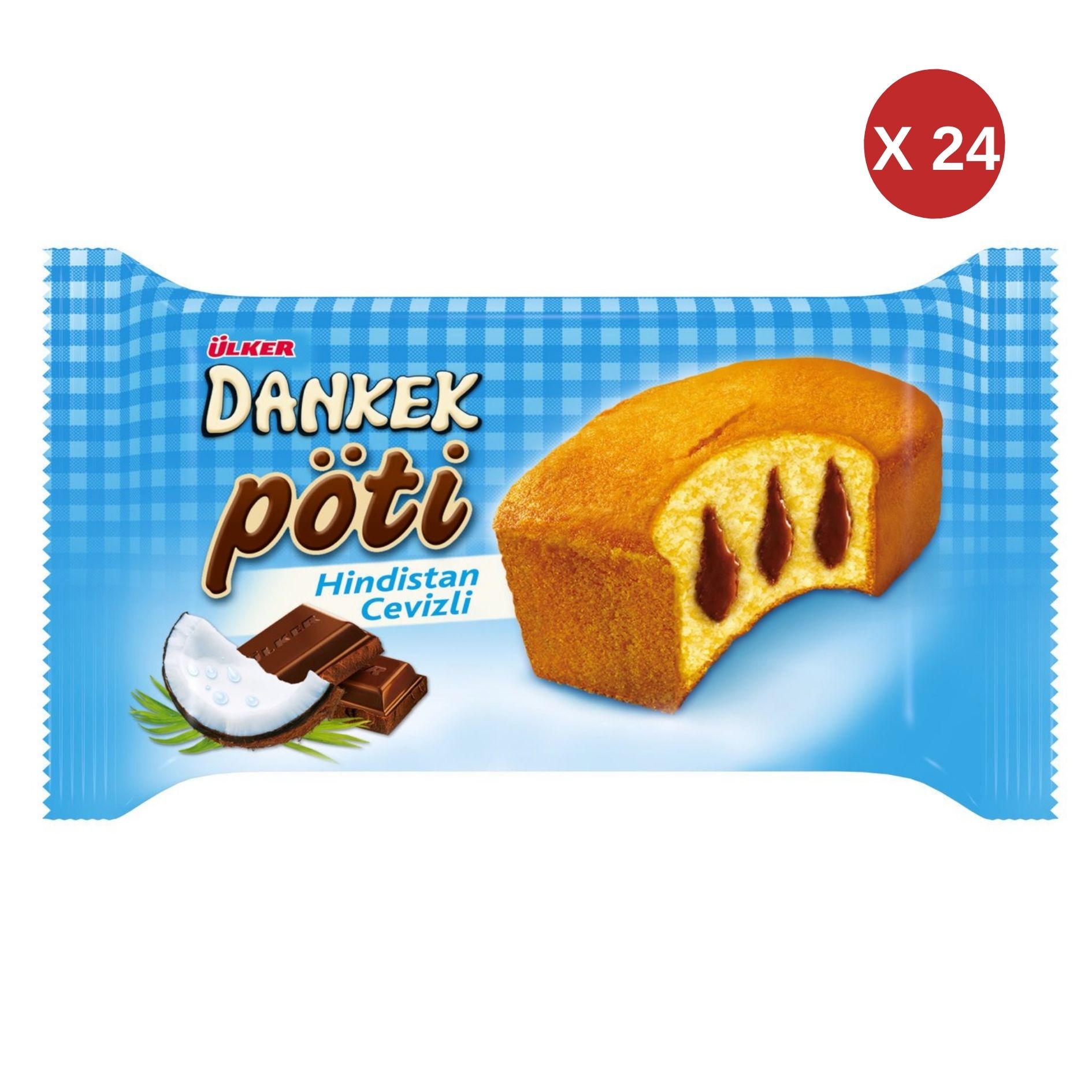 ÜLKER DANKEK PÖTİ MUFFİN HİNDİSTAN CEV. KEK 35 GR (24 ADET)